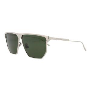 Bottega Veneta Unisex Square/Rectangle Silver Silver Green Fashion Designer